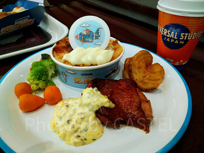 ドラえもん 空の冒険プレートセット~チーズドリア&照り焼きチキン~