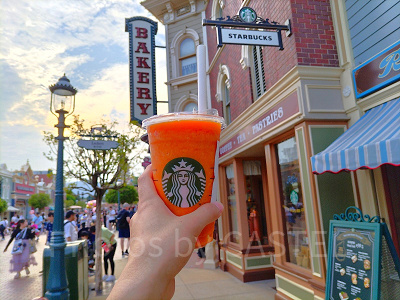 香港ディズニーランドのスタバ「マーケットハウス」のドリンクメニュー