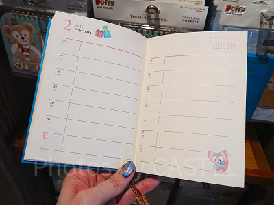 ダッフィー＆フレンズデザインの手帳