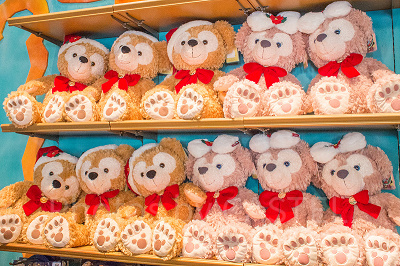 ダッフィー＆フレンズクリスマスぬいぐるみ（M）