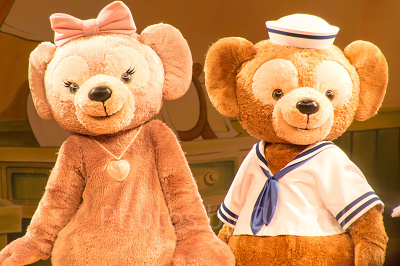 ダッフィー＆シェリーメイ（グリーティング写真ではありません。）