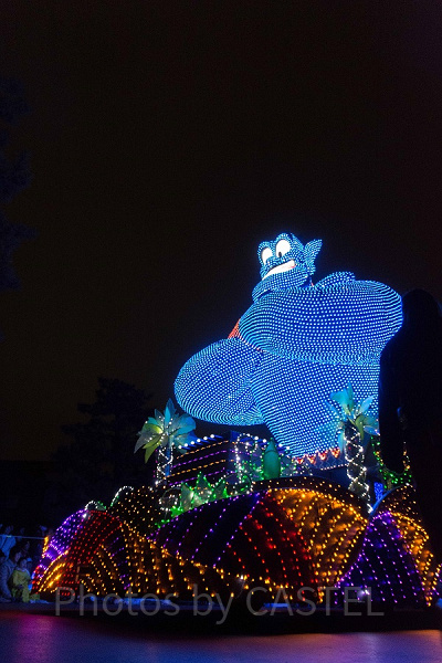 エレクトリカルパレード フロート(TDL・夜) 設定:16㎜ SS1/100 F3.5 ISO3200