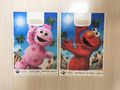 エルモとモッピーのお土産袋(Lサイズ)