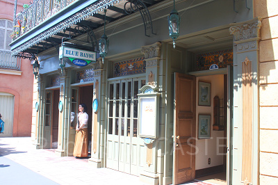ブルーバイユー・レストランの入口