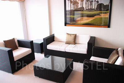 ユーラシアスイートのリビングスペース