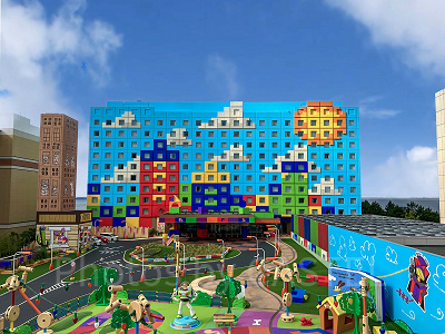 トイ・ストーリーホテルの外観