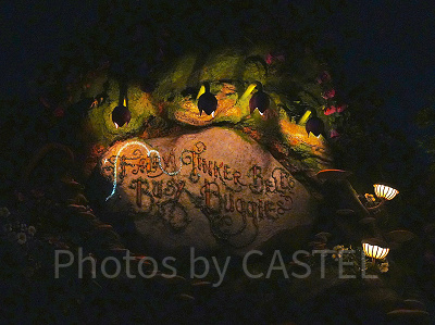 ライトアップされたフェアリー・ティンカーベルのビジーバギー