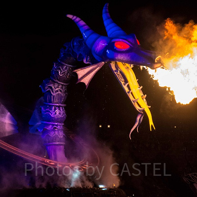 ファンタズミック！（TDS・夜） 設定：100㎜ SS1/160 F5.6 ISO3200