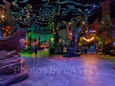 2023年2月ディズニーシー混雑状況レポート：トリトンズ・キングダム内（9:20頃）