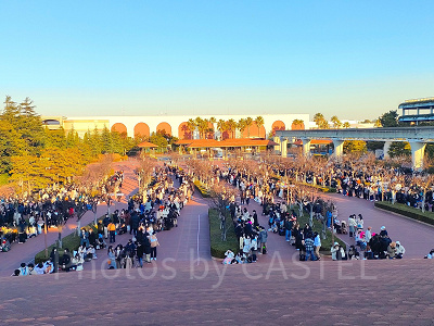 2023年2月ディズニーシー混雑状況レポート：開園待ちの様子