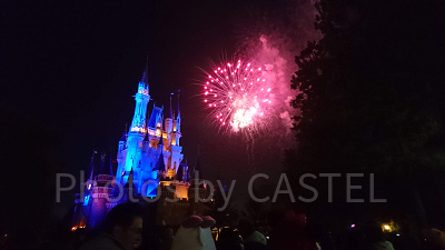 ディズニーランドの花火