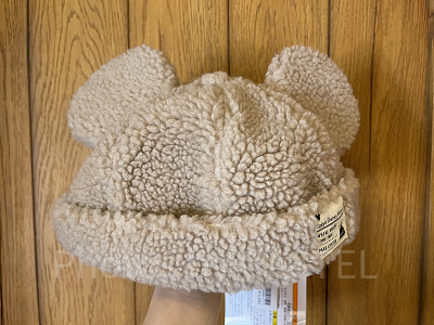 ふわモコキャップ(ブラウン)