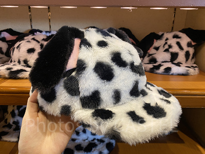 もこもこキャップ(ダルメシアン)(横)