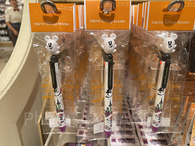 おばけミッキーボールペン＆シャープペンシル（ディズニーハロウィングッズ2024）