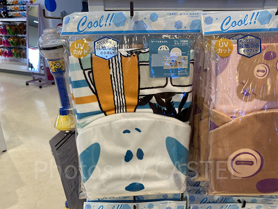 USJの日焼け対策におすすめのグッズ:接触冷感フード付きタオル