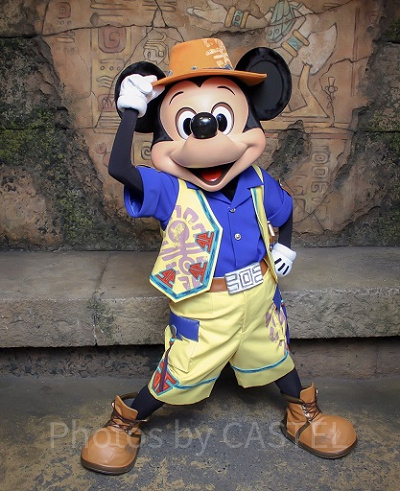 グリーティングトレイルのミッキー衣装