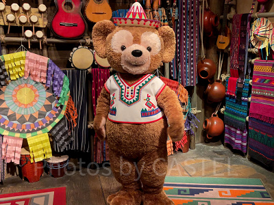 ダッフィーとのグリーティング