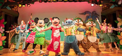 ミッキーたちとグリーティング