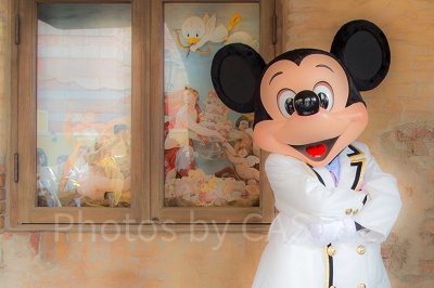 ディズニーシーのグリーティング