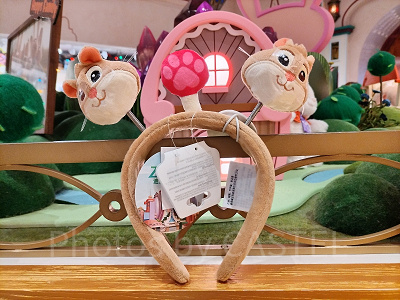 上海ディズニーカチューシャ:タビネズミ×パウプシクルカチューシャ