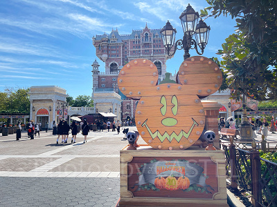 アメリカンウォーターフロントのハロウィンデコレーション