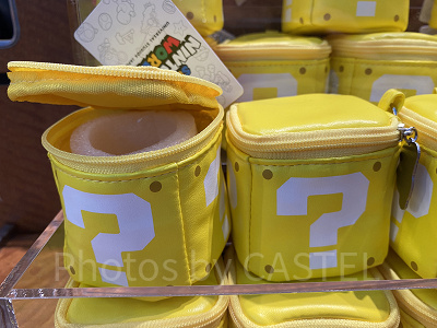 ハテナブロックのポーチキーチェーン