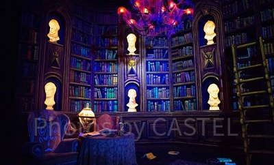 ホーンテッドマンション図書室