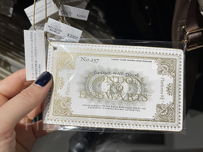 ホグワーツ特急のチケット風ネームタグ