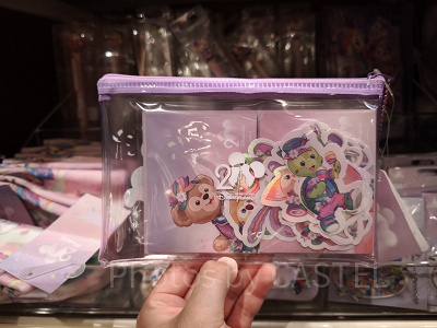 香港ディズニー20周年「ダッフィー＆フレンズ・グランドセレブレーショステッカーセットングッズ」：