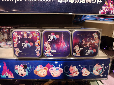 香港ディズニー20周年「ミッキー&フレンズ・グランドセレブレーショングッズ」:GODIVAコラボチョコレート缶