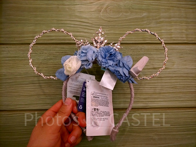 香港ディズニーアナ雪グッズ：エルサイメージの結晶風カチューシャ