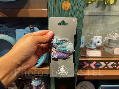 香港ディズニーアナ雪グッズ:ヘアクリップセット(オラフ・エルサ・アナ)