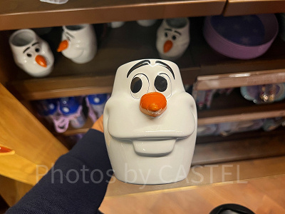 香港ディズニーアナ雪グッズ:オラフ型マグカップ
