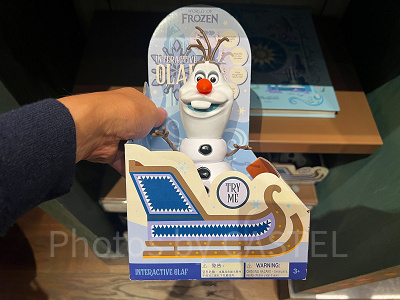 香港ディズニーアナ雪グッズ:オラフの喋るおもちゃ