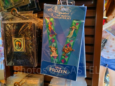 香港ディズニーアナ雪グッズ:ピンバッジ用ストラップ