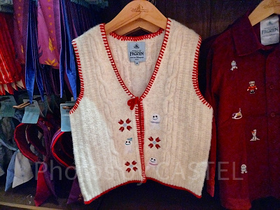 香港ディズニーアナ雪グッズ:スノーギースのニットベスト