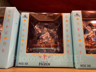 香港ディズニーアナ雪グッズ:ワールドオブフローズンのオルゴール