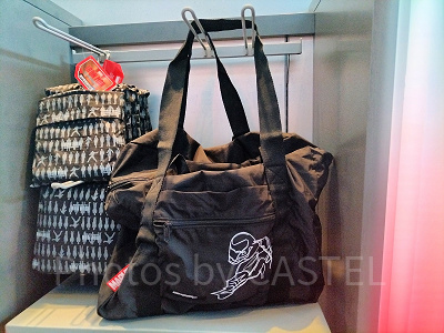 香港ディズニーマーベルグッズ：アイアンマン総柄大型エコバッグ