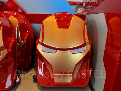 香港ディズニーマーベルグッズ：アイアンマンのミニリュックサック