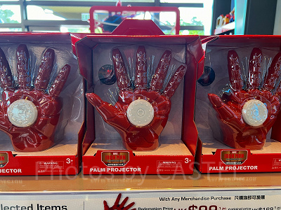 香港ディズニーマーベルグッズ：アイアンマンのパームプロジェクター