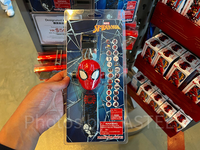 香港ディズニーマーベルグッズ：スパイダーマンのイラストウォッチ