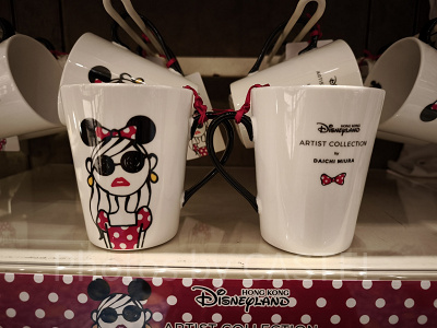 香港ディズニー20周年DAICHI MIURAコラボグッズ:マグカップ
