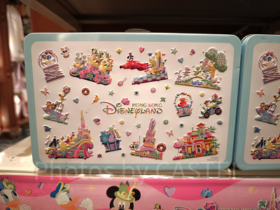 香港ディズニー20周年「フレンドタスティック」グッズ:バターチョコクッキー缶