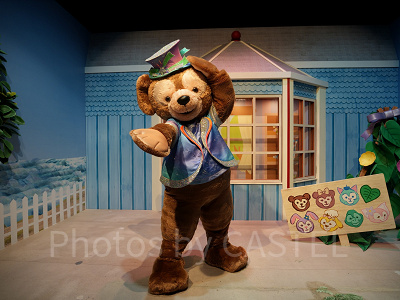 香港ディズニー20周年：ダッフィーとのグリーティング