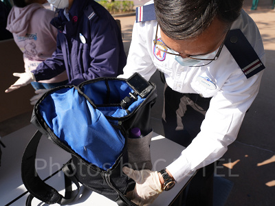 香港ディズニーランドの荷物検査