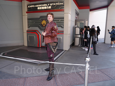 香港ディズニーのマーベルグリーティング：エキスポ・アッセンブリー・ステーション