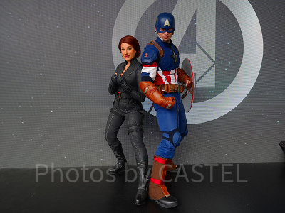 香港ディズニーのマーベルグリーティング：トゥモローランド・ステージ