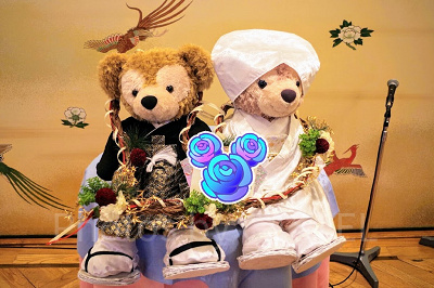 結婚式のウェルカムベアも作りました（Mサイズ）