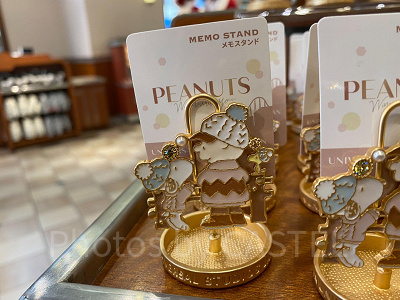 スヌーピーのメモスタンド／USJクリスマスグッズ2022