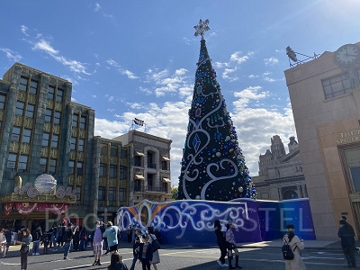 2022年はクリスマスツリーに接近して撮影OK